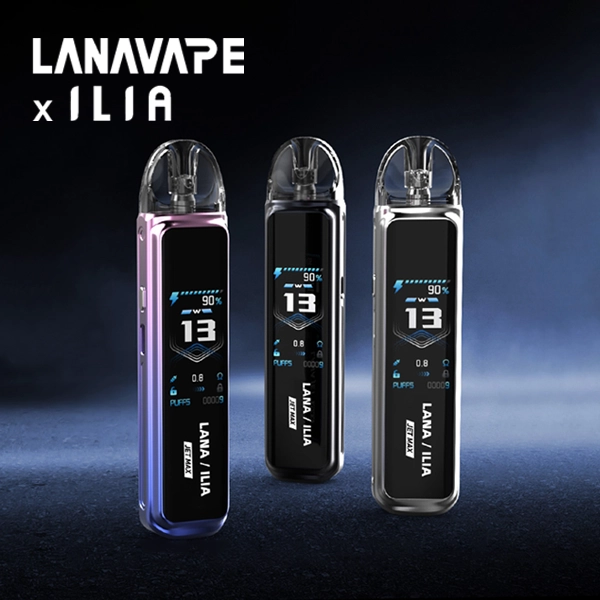 6種顏色｜LANA JET MAX注油式主機套裝 1200mAh電池 TFT智能螢幕